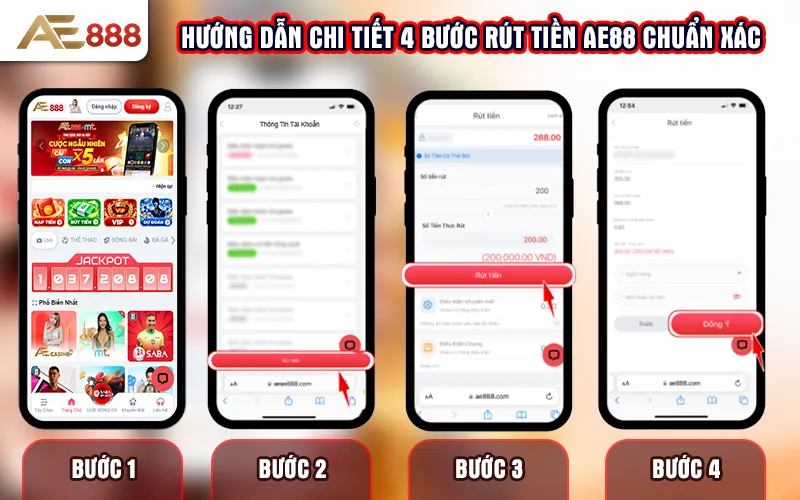 4 bước rút tiền AE88