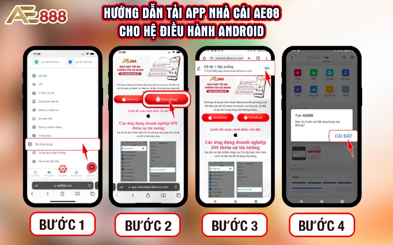 Tải App Nhà Cái AE88 cho android
